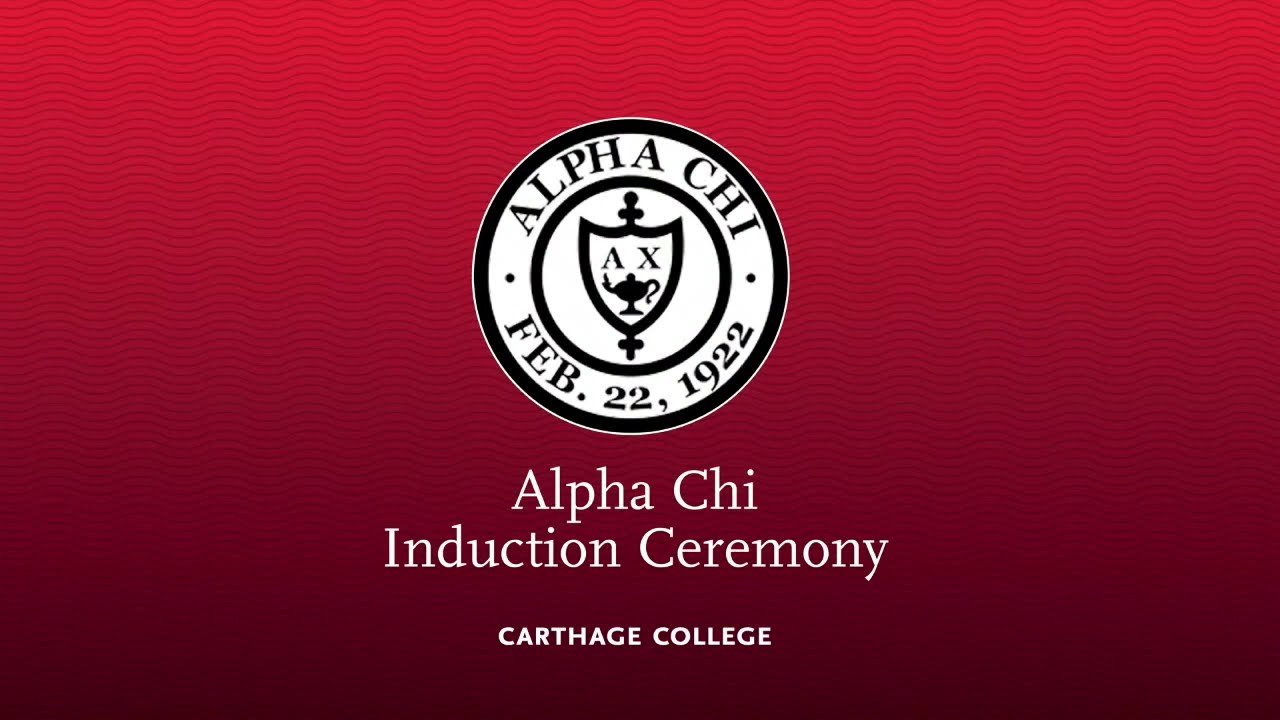 2021 Alpha Chi Induction Ceremony