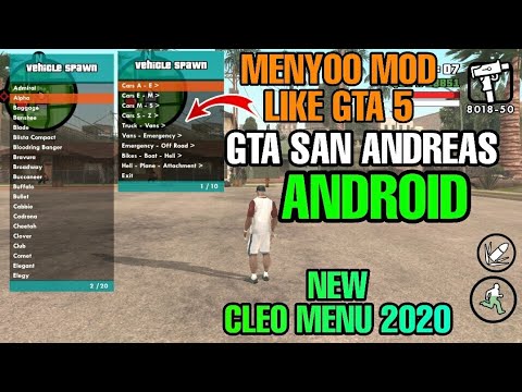 GTA SAN ANDREAS ANDROID MOD MENU (5 PLAY) + DOWNLOAD 