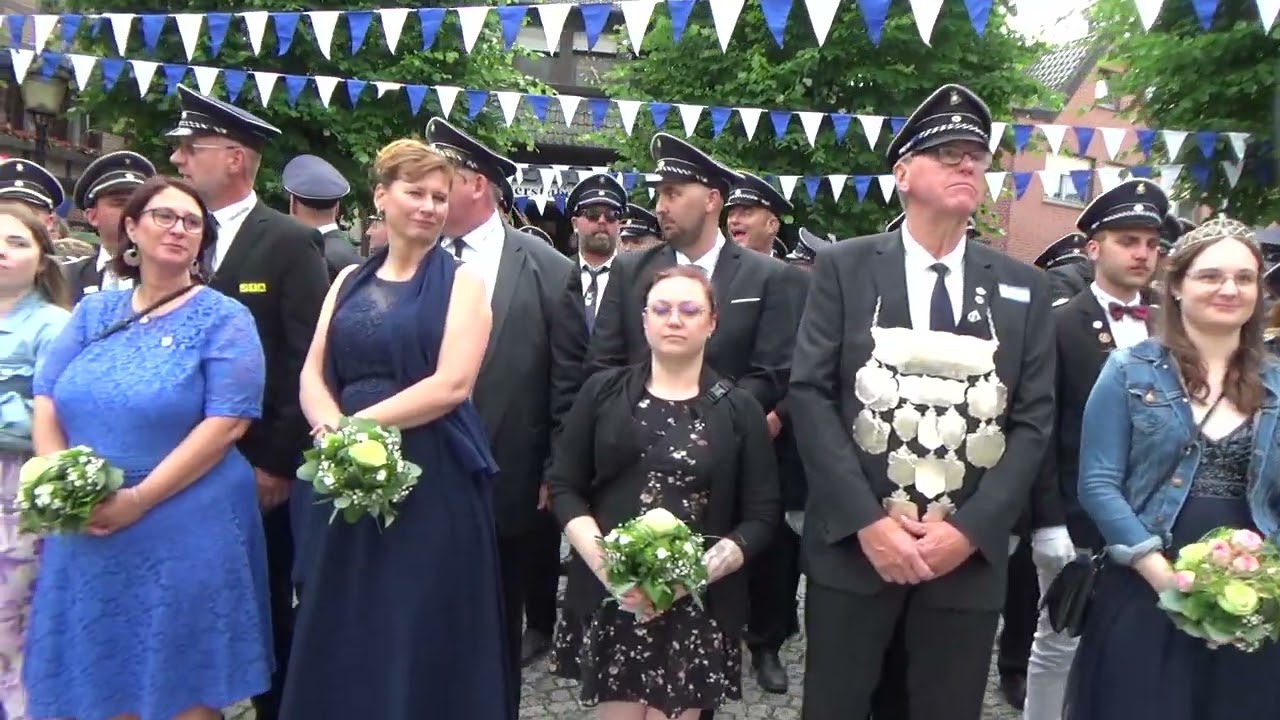 SchüWe 2024: Umzug und Großer Zapfenstreich des BSV Herbern 1822 e.V.