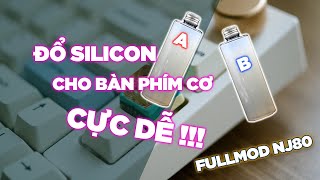 Đổ Silicon cho bàn phím cơ Cực Dễ - Mod Full NJ80 Keydous [Typing Sound Before - After] screenshot 4