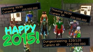 RuneScape Anthien - 200M Fletching, Thieving, and Dungeoneering (8th, 9th, and 10th 200M)