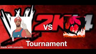 aaron the man himself Vs Dav1d1sD3addd (WWE2k14 Tournament) (Xbox 360)