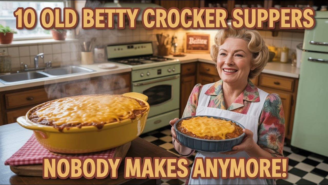 10 недорогих ужинов в винтажном стиле от Бетти Крокер, которые можно приготовить за 10 минут (сей...