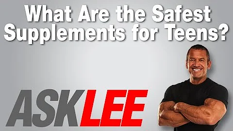 Supplements for Teens - With Lee Labrada