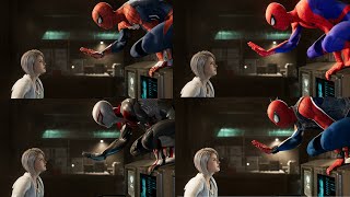 Spider-Man Gives Silver Sable a High Five (With All 45 Suits) - Marvels Spider-Man Remastered (PS5)