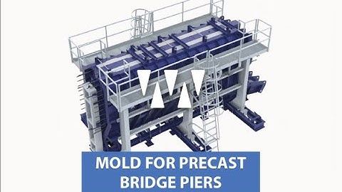 MOLDS FOR PRECAST BRIDGE PIERS