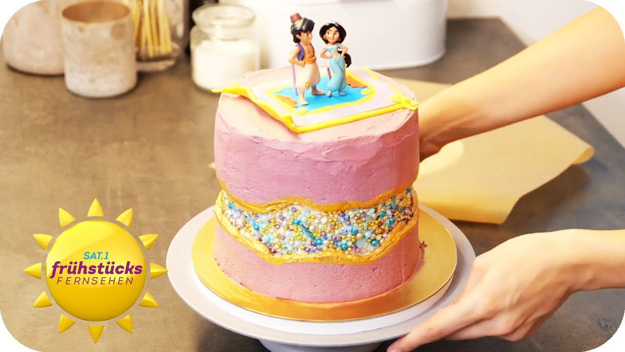 Orientalische Träume: Aladdin Fault Line Cake | SAT.1 Frühstücksfernsehen