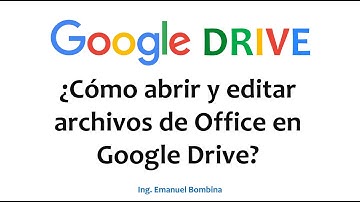 ¿Cómo abrir y editar archivos de Office en Google Drive?