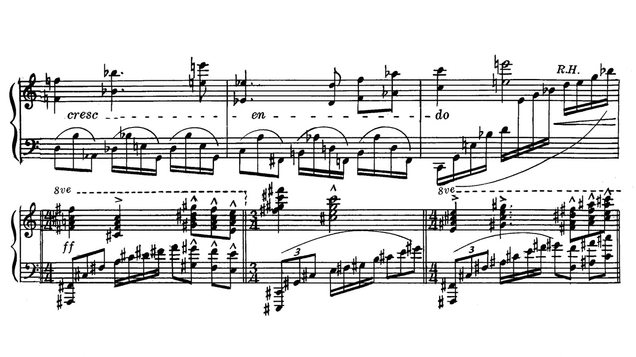 Felipe Padilla de Leon - Poem for Piano (1950) (sheet music)