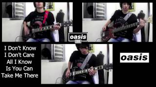 Oasis - Slide Away (Live Itunes Festival 2009) Guitar/Bass Cover