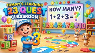 Tommy’s Learning 123 Quest 🔢✏️ | Count, Write & Learn Numbers! | Fun Number Game for Kids