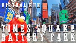 🆃RE🅰DMILL | Virtual 🆁un - Manhattan - Times Square\/Battery Park loop #manhattan #newyork #treadmill