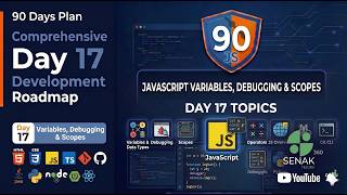 🔥 Day 17 - 90 Days Full Stack Challenge  | JavaScript Variables, Data Types & Debugging 🚀