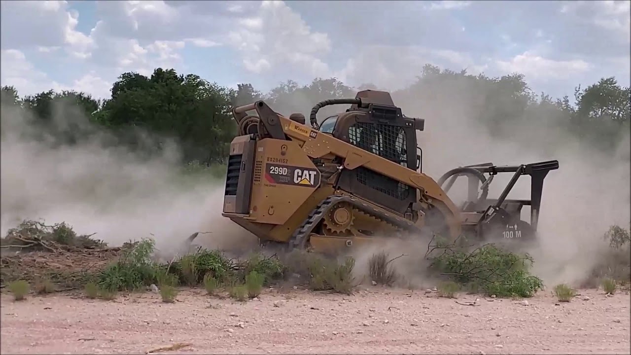 Land Clearing West Texas Brush Clearing Right of Way YouTube
