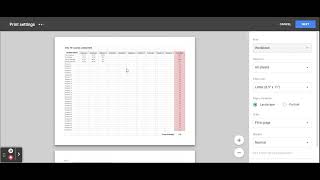 Printing Progress Reports