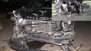 Водитель Range Rover, совершив смертельное ДТП, врезался в стену, чтобы скрыть следы