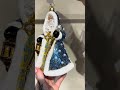 Christopher Radko Gilded Grandeur Santa Glass Christmas Ornament 1022314