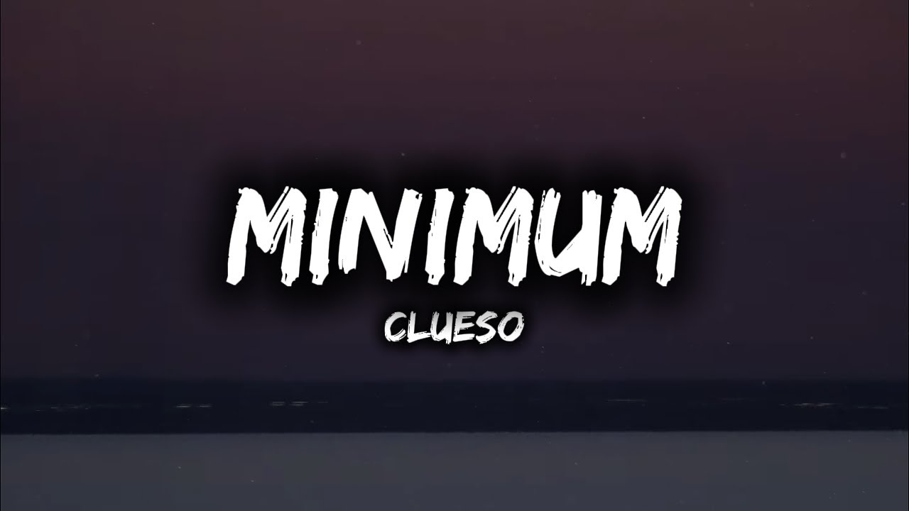 Clueso - Minimum [LYRICS] - YouTube