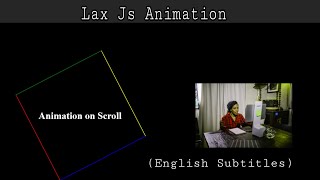 Lax.js parallax animation on scroll using html css and javascript in Hindi 2021 (English Subtitles) screenshot 5