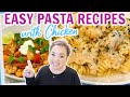 3 EASY & DELICIOUS PASTA RECIPES WITH CHICKEN | YOU HAVE TO TRY THESE EASY DINNER IDEAS | COOKING image