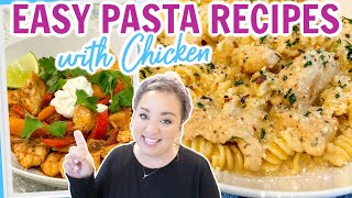 3 EASY & DELICIOUS PASTA RECIPES WITH CHICKEN | YOU HAVE TO TRY THESE EASY DINNER IDEAS | COOKING image