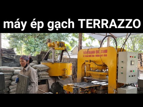 Máy Ép Gạch Không Nung TERRAZZO - THUỶ LỰC HAY