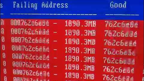 Memtest86+ - Bad RAM stick