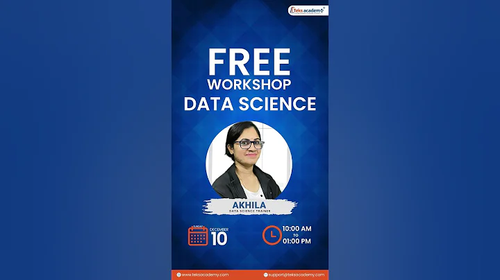 Free Data Science Workshop | Free Webiners | Teks Academy | Hyderabad