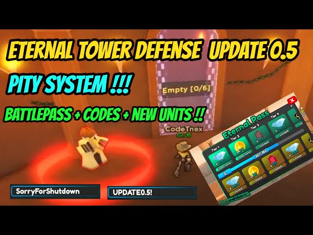 Eternal Tower Defense codes December 2023