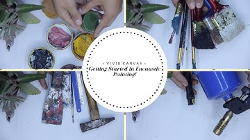 #Encaustic wax #painting for beginners: Getting started in #encaustic #painting