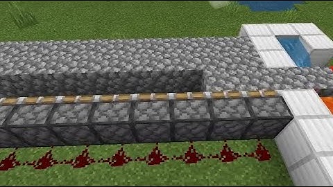How To Make An Auto Cobblestone Generator Minecraft PE 2020
