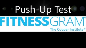 FitnessGram Push-Up Test with Music and Closed Captions