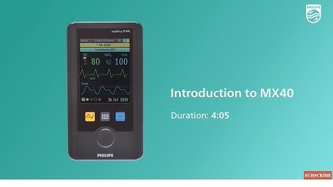 Introduction to the wearable Philips IntelliVue MX40 patient monitor