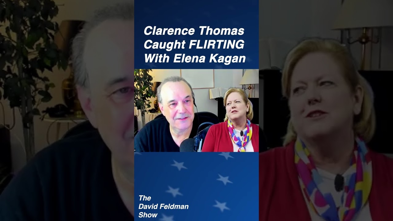 Clarence Thomas Caught Flirting With Elena Kagan