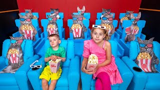 Забавен уикенд на кино 🍿Любезни видеоклипове за деца // Vania Mania BG