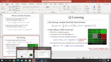 Q-learning (Reinforcement learning): AI lab in Urdu