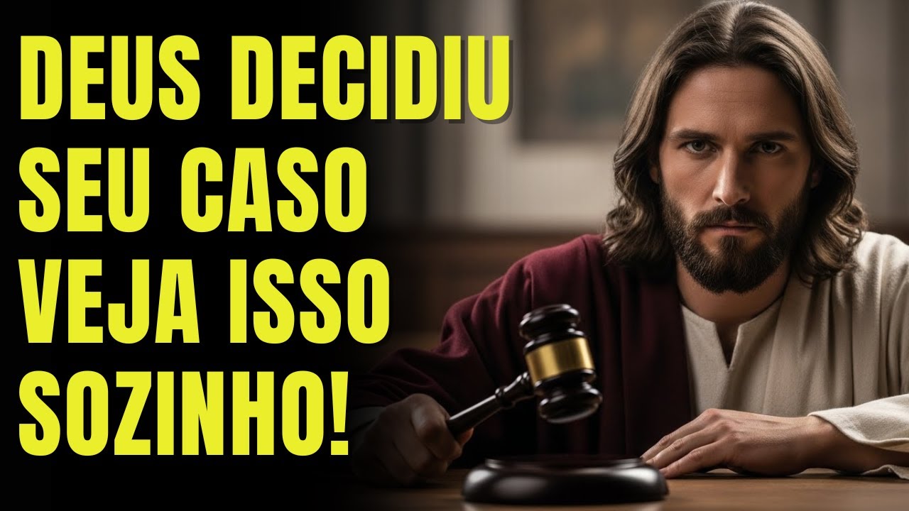 DEUS DIZ: Deus tomou uma decisão séria sobre você — veja isso AGORA E sozinho!