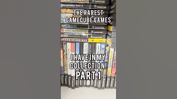 The RAREST GameCube games I own in my Collection! Part 1 #gamecube #nintendo #retrogaming