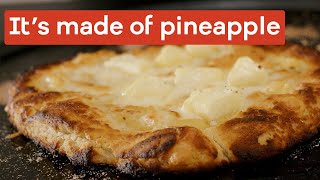 Pineapple Pizza, but the ENTIRE THING is made of pineapple