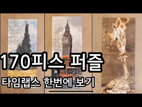 [Time Lapse] Ravensburger 170p jigsaw Puzzle #직소퍼즐 #라벤스부르거