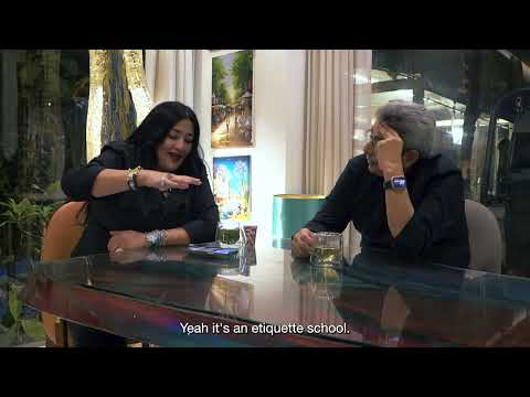 الاعلامى محمود سعد يحرج الفنانة شاليمار شربتلى بسبب الإتيكيت