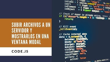 subir un archivo a un servidor y mostrarlo en una ventana modal con php, javascript y mysql parte 4.