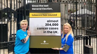 Smokefree UK Petition Hand-In | To Help People Quit Smoking and Reduce Cancer | Cancer Research UK