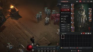 Diablo IV Necromancer Pure Minion Build Can Run Pit tier 40 Smooth and Safe On Hardcore