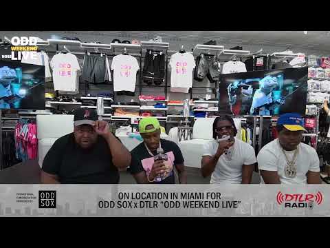 YDN x Blo5k Lil A x Baby Roller w Ferrari Simmons at Rolling Loud Weekend for Odd Sox/DTLR