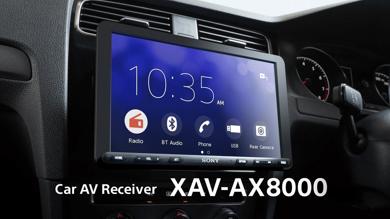 XAVAX8000 In car Media Receiver with Bluetooth YouTube