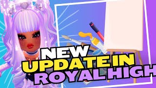 NEW ART UPDATE IN ROYAL HIGH! 🎨 🏰💗