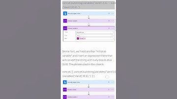 How To Convert String To GUID In Power Automate.