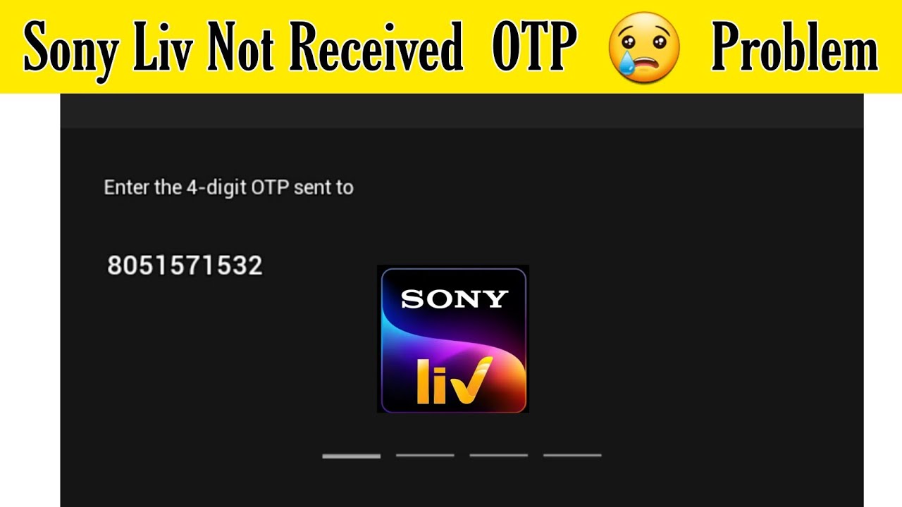 Not Received OTP or Verification Code Problem Sloved - Sony Liv || Not ...