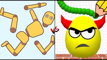 ❣️Satisfying Gameplay DRAW TO smash vs Ragdoll break (Break Ragdoll) Android IOS Walkthrough Mobile